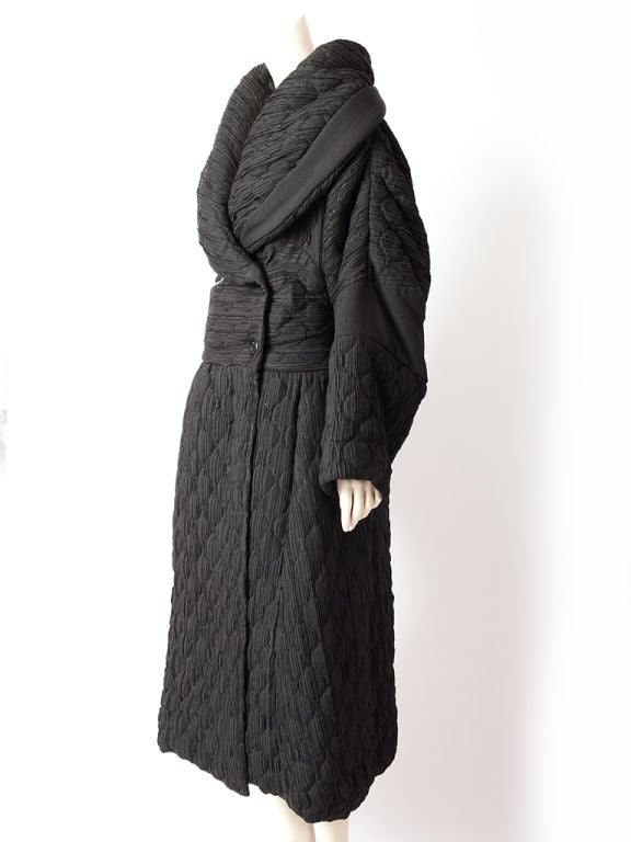 Issey Miyake Quilted Coat
