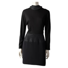 Goeffrey Beene Jersey and Faille Dress 7