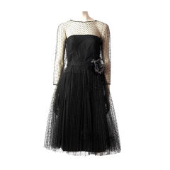 Vintage Madelaine de Rauch Point D'Esprit Coctail Dress