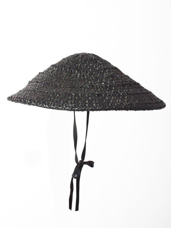 Cappello "Coolie" in rafia di Valentina