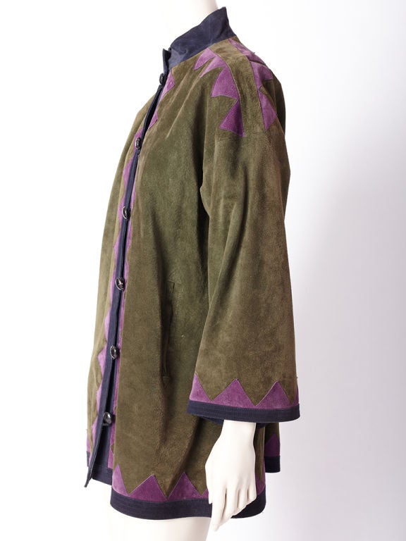 Yves St Laurent Pigskin Suede Jacket