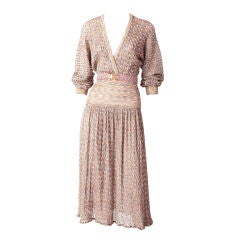 Vintage Missoni Lurex Knit Dress
