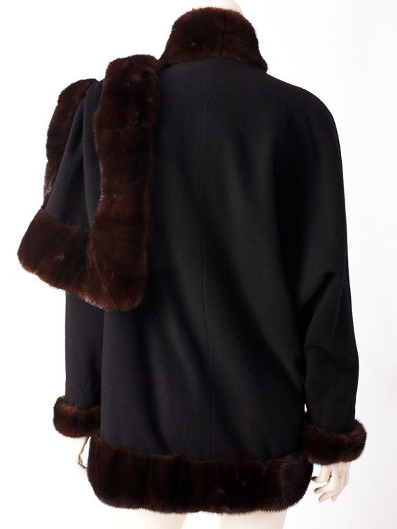 Women's J. Mendel Fur Trimmed Jacket