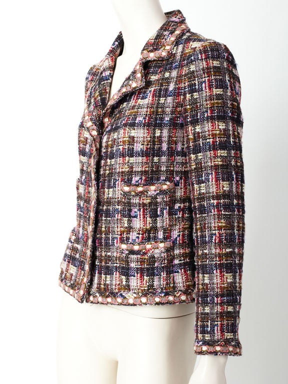 Chanel Tweed Jacket at 1stDibs