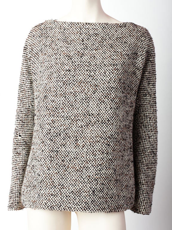 Yves St. Laurent Tweed Tunic at 1stdibs