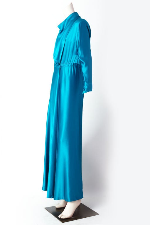 Halston Satin Gown