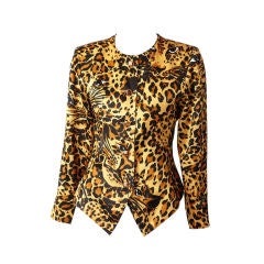 Yves St. Laurent Leopard Print Jacket