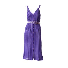 Vintage Missoni Ribbed Knit Tank Dress