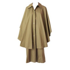 Vintage Yves St. Laurent Cape Trench