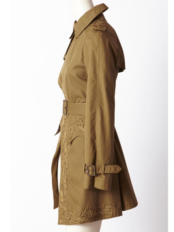Gautier Embroidered Trench