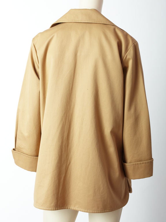 Women's Yves St. Laurent Khaki Jacket
