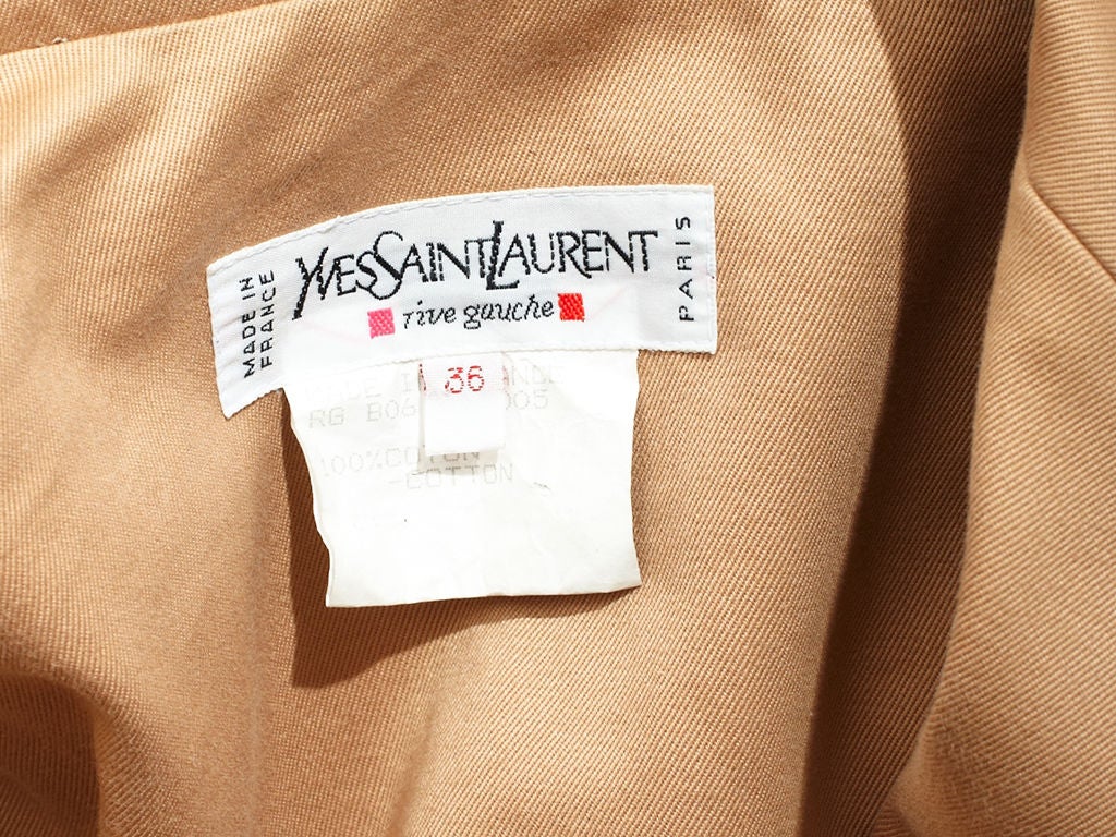 Yves St. Laurent Khaki Jacket 1