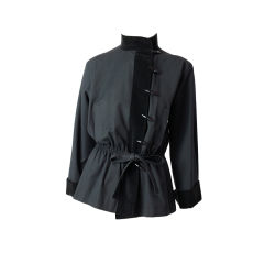 Vintage Yves St. Laurent Side Closure Toggle  Jacket