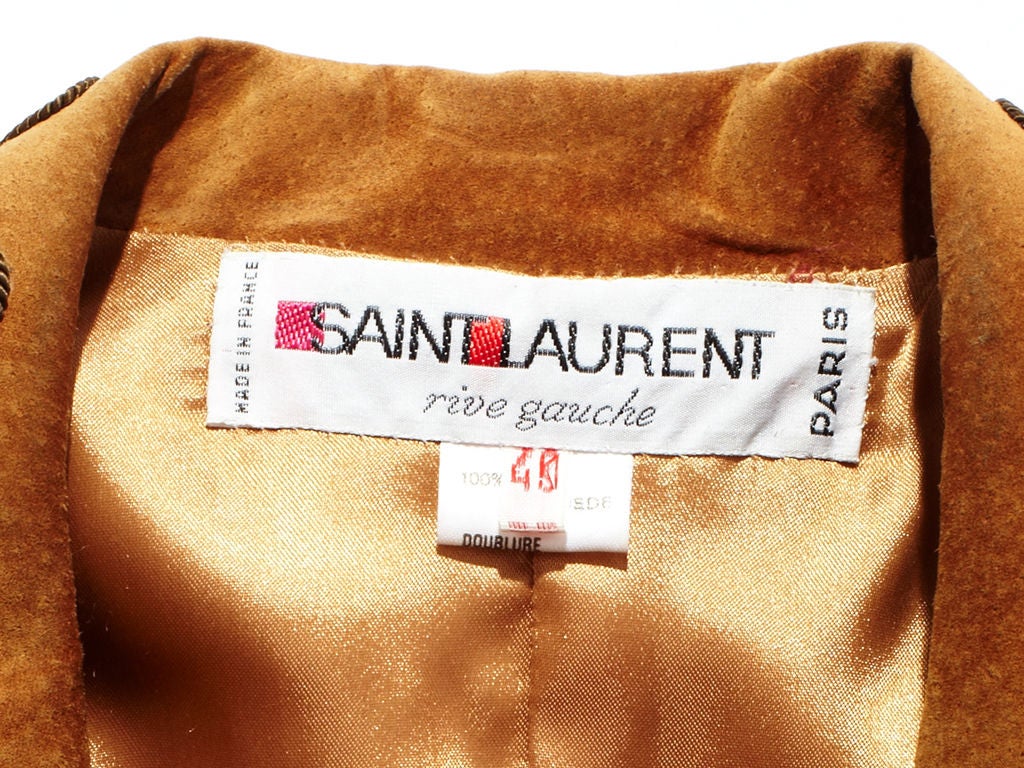 saint laurent fringe jacket