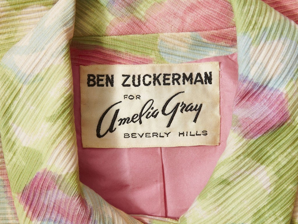 Ben Zuckerman Floral Print Coat 1