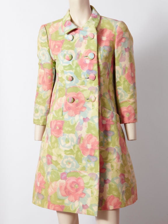 Ben Zuckerman Floral Print Coat 2