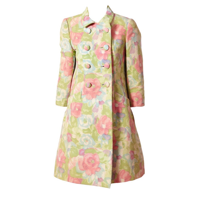 Ben Zuckerman Floral Print Coat