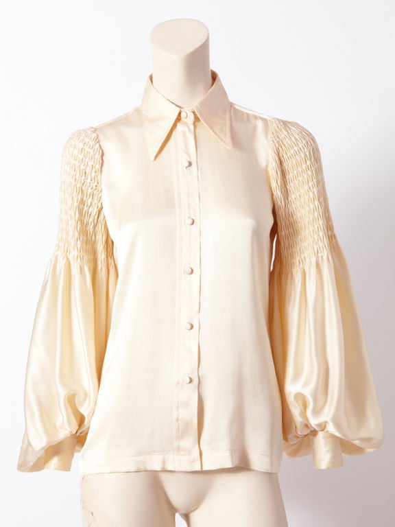 Thea Porter Blouse With Smocking Detail 2