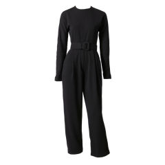 Geoffrey Beene Wool Knit Jumpsuit