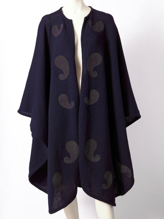 Christian Dior, wool knit,  navy blue,