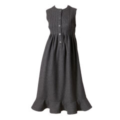 Jean Patou Wool Flannel Day Dress