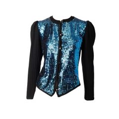 Yves St. laurent Sequined Cardigan