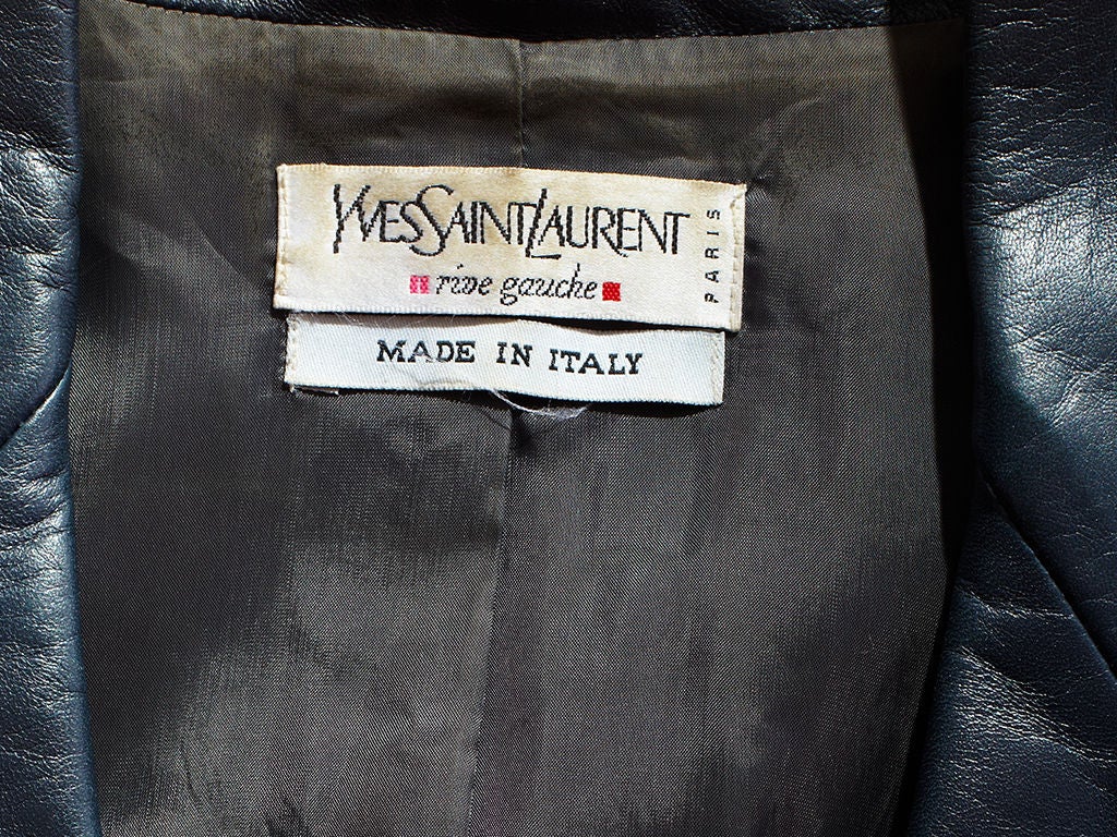 Yves St. Laurent leather Blazer 2