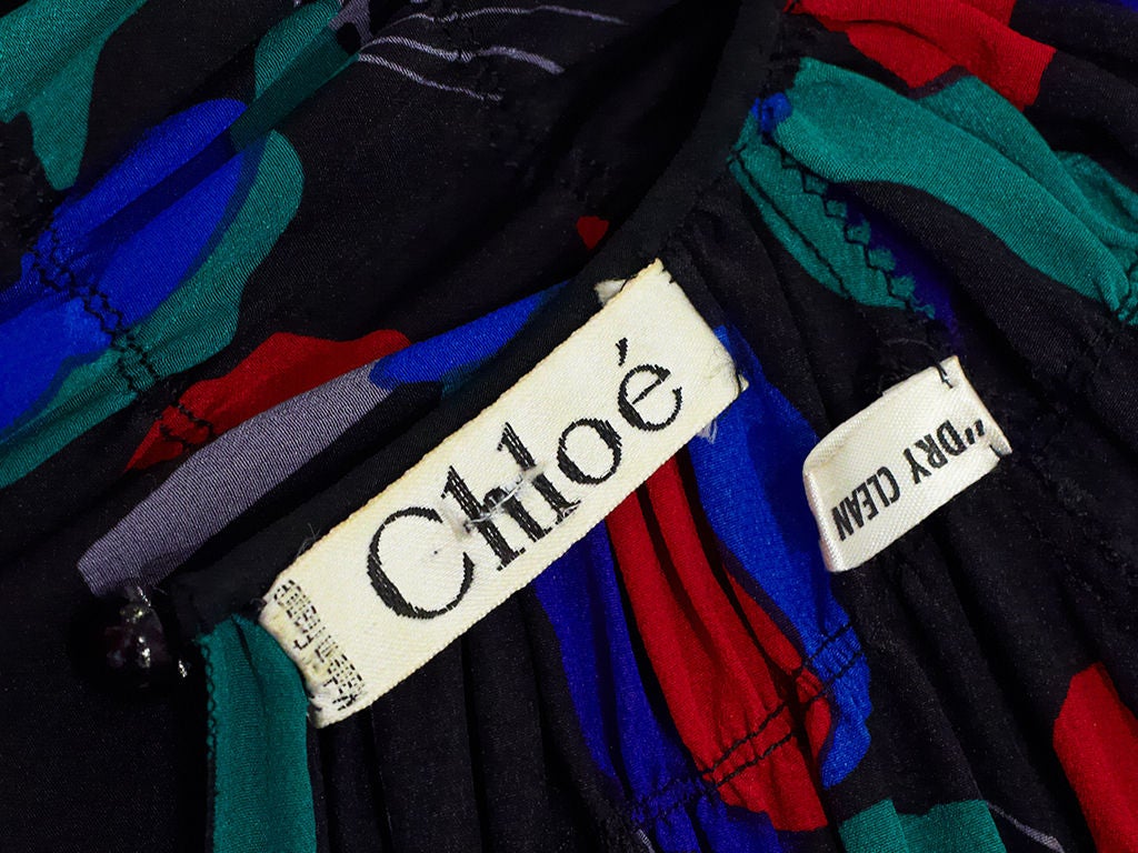 Chloe Graphic Print Maxi Dress 2