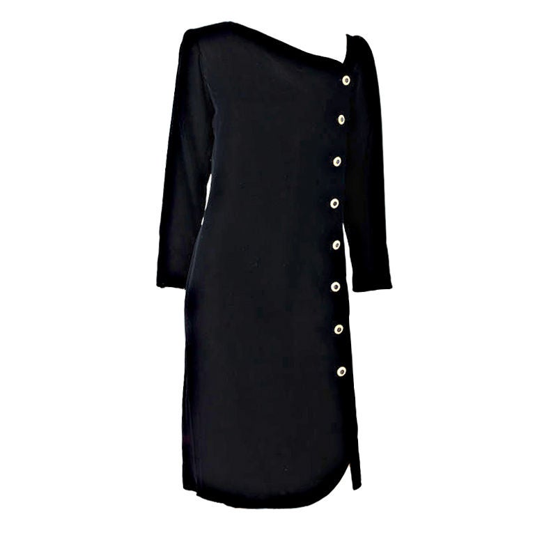 Yves St. Laurent Velvet Cocktail Dress