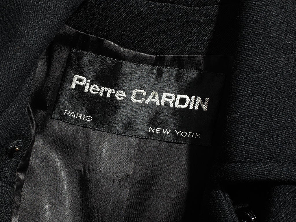 Pierre Cardin Double Breasted Coat C. 1970's 2