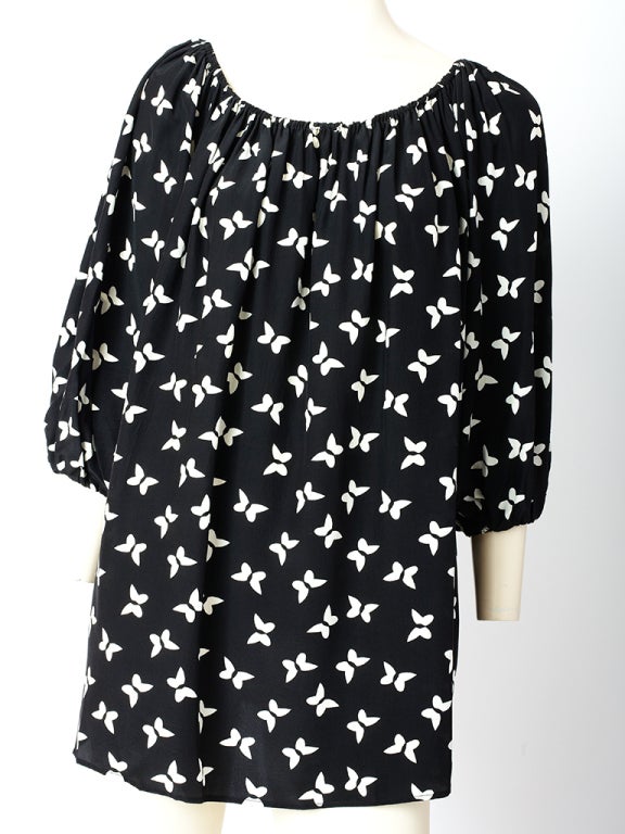 YSL "Butterfly" Tunic