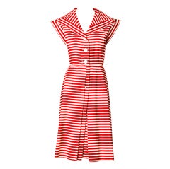 Vintage YSL Stripe "Middy" Dress