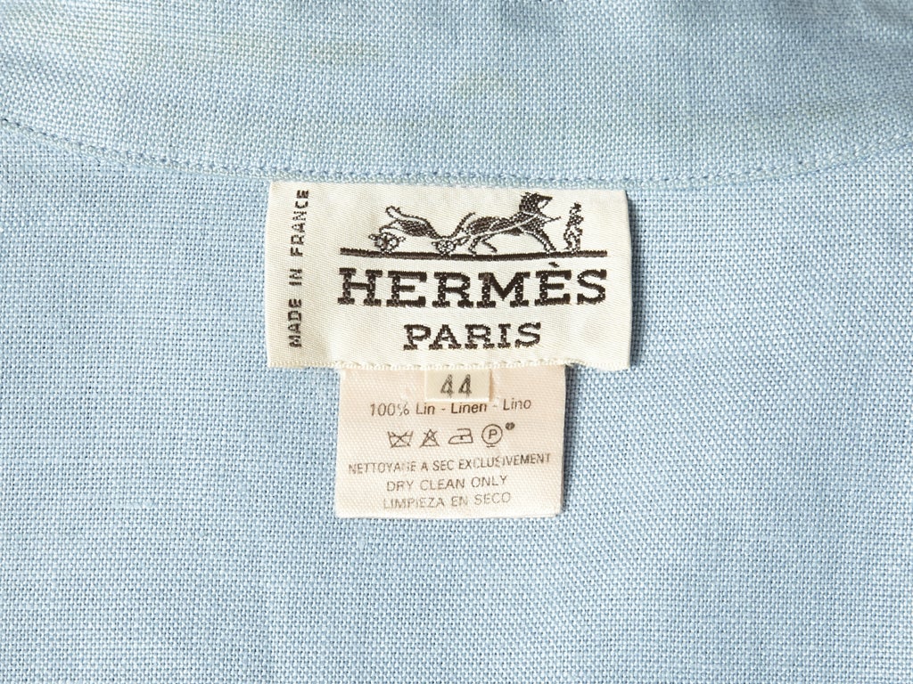 Hermes Linen Safari Jacket 1