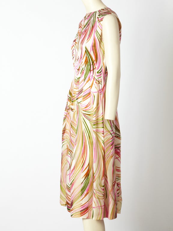 Pauline Trigere Silk Organza Dress 1