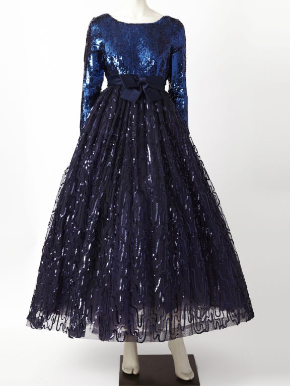 Sequined and Tulle Ball Gown