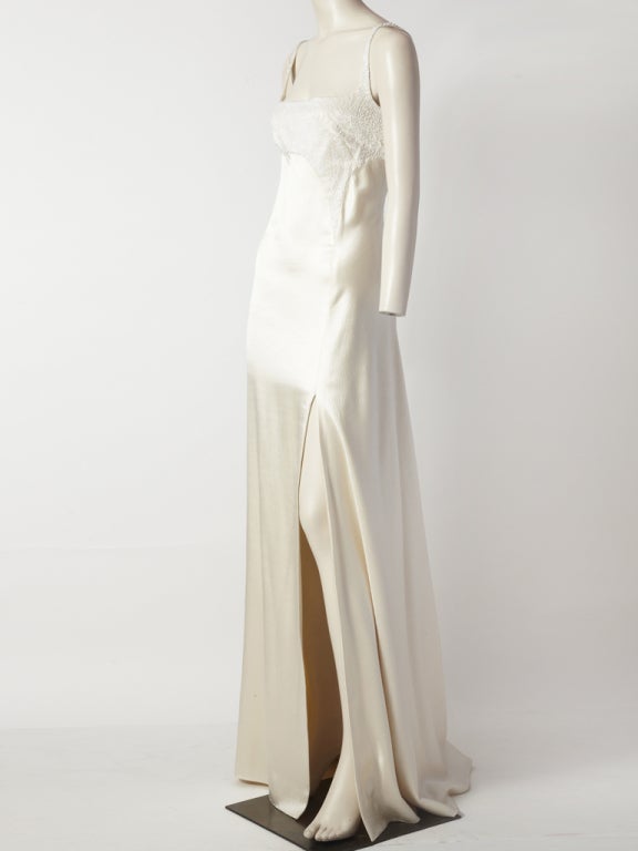 Women's Ralph Rucci Hammered Satin Gown