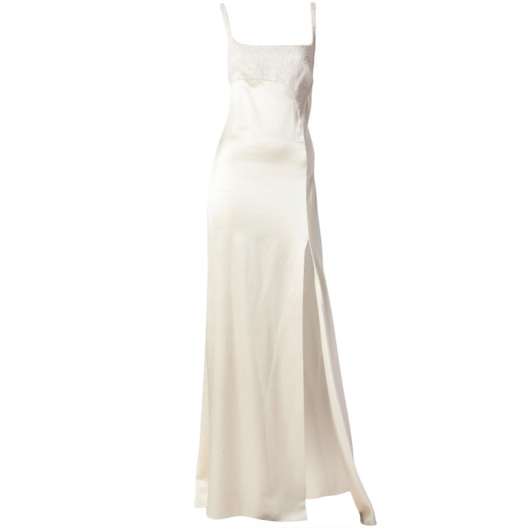 Ralph Rucci Hammered Satin Gown