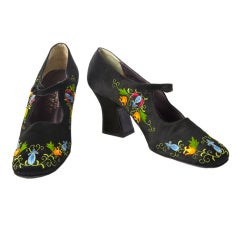 Delman Embroidered Shoes