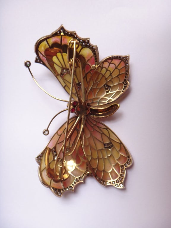 An Attractive Butterfly Brooch 1