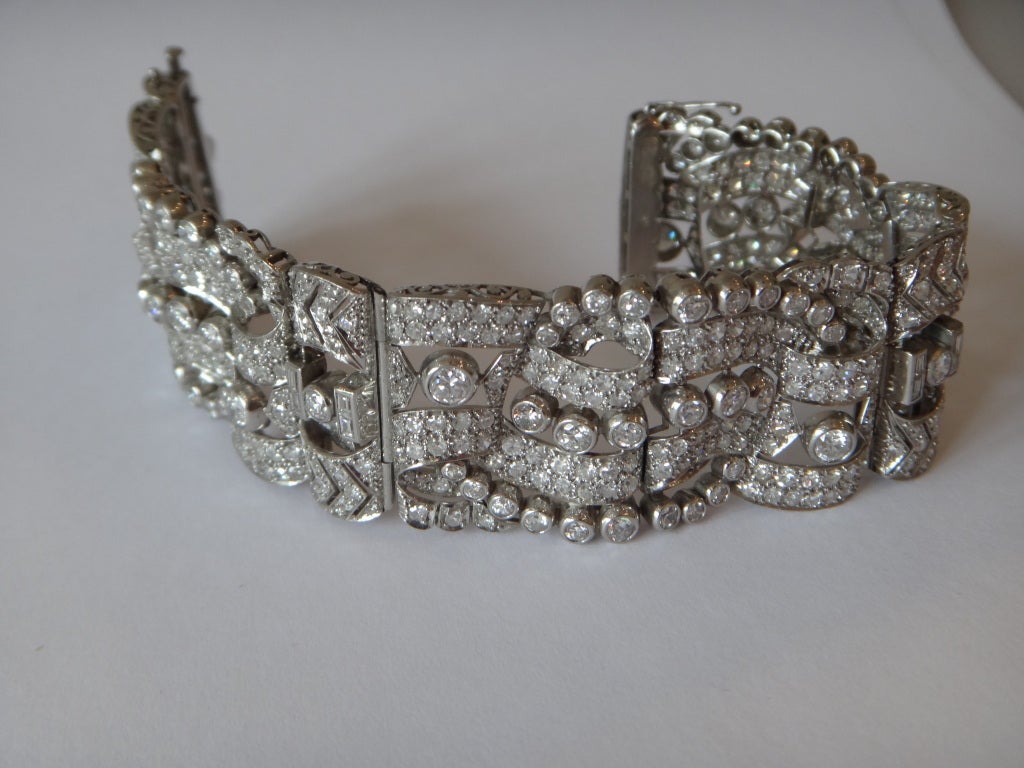 Art Deco Important Diamond Bracelet