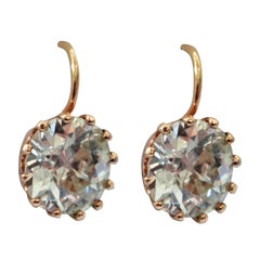 Pair of Diamond Stud Earrings in 18 Karat Yellow Gold