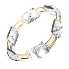 Art Deco Rock Crystal Bracelet 10