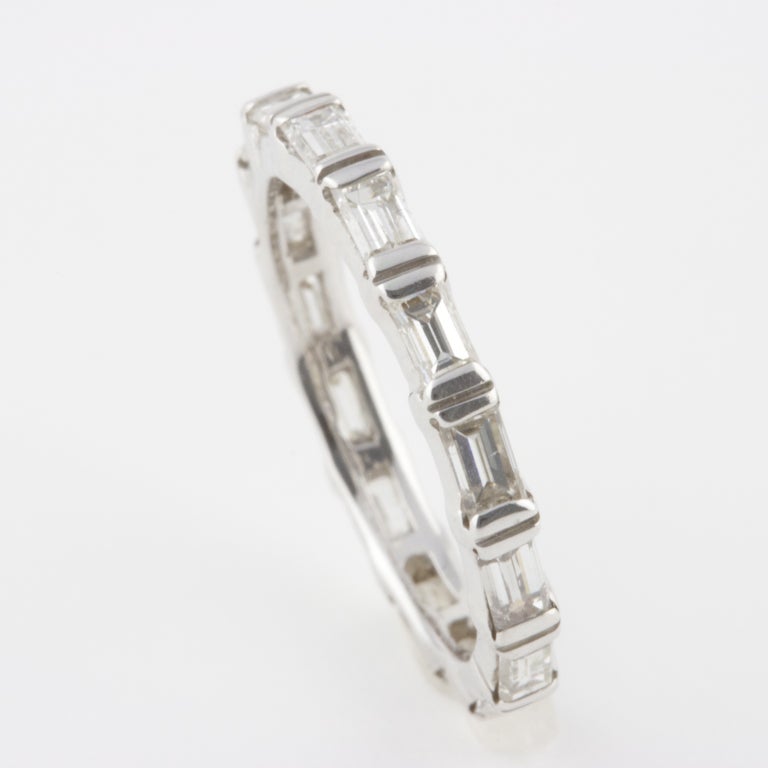 Women's Baguette Cut Diamond Eternity Ring