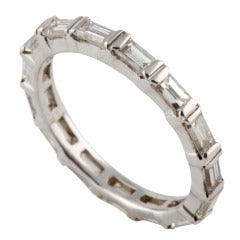 Baguette Cut Diamond Eternity Ring