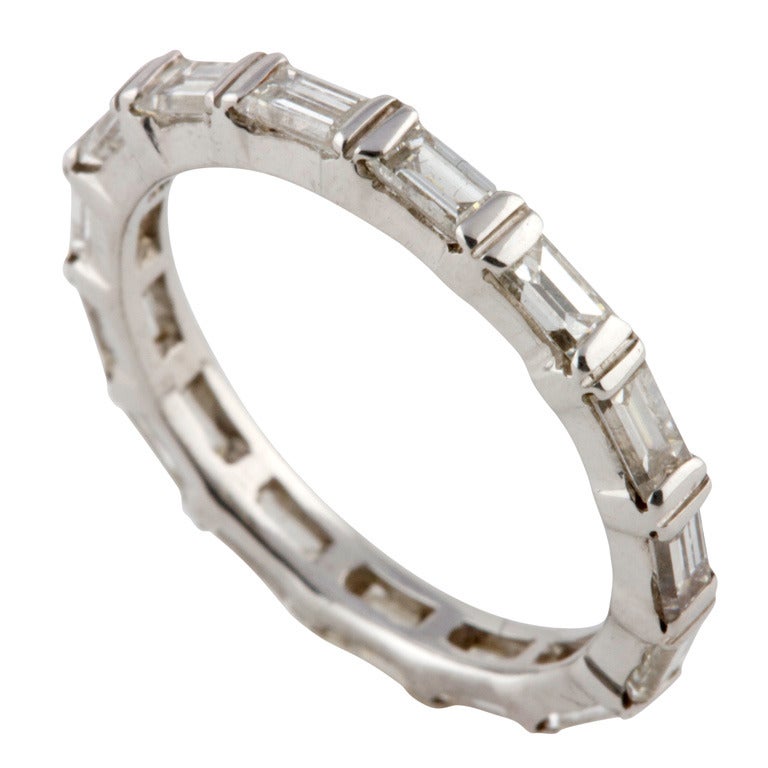 Baguette Cut Diamond Eternity Ring