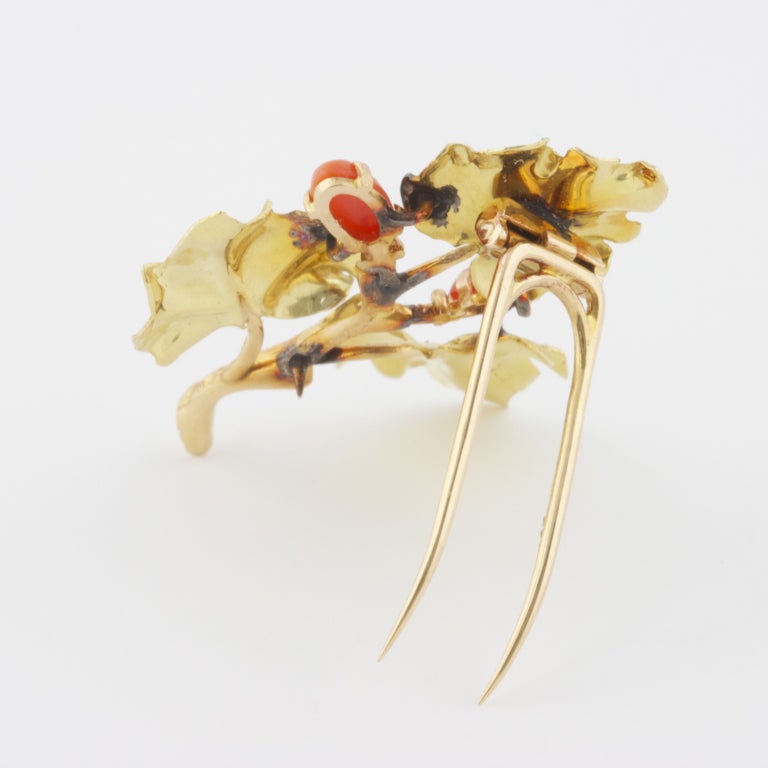 De las mujeres Broche Hoja Mario Buccellati