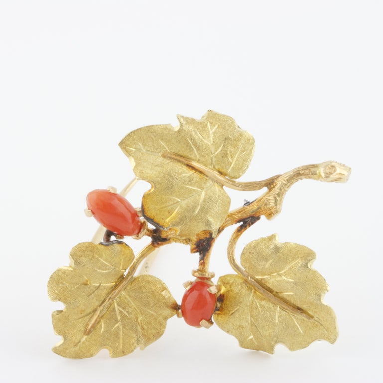 Broche Hoja Mario Buccellati 1