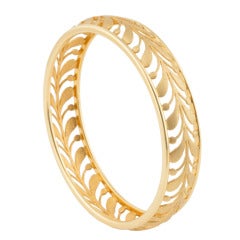 Paloma Picasso Gold Bangle Bracelet