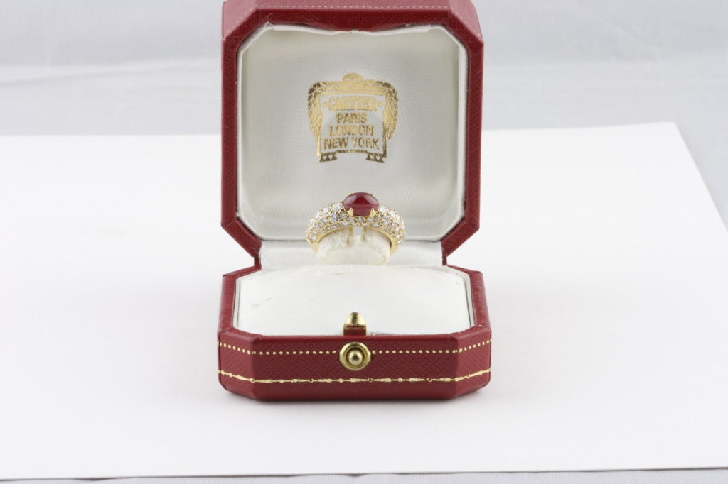 cartier ruby ring price