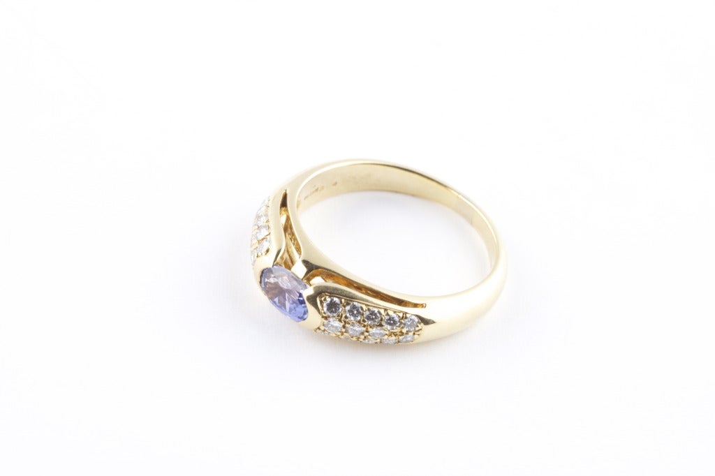 Women's Bulgari Sapphire Diamond Ring